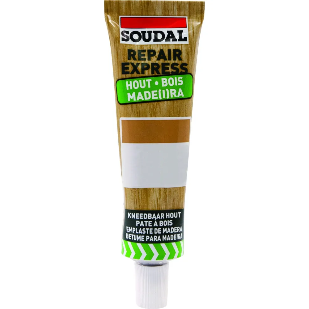 Chit de cutit Soudal, pentru lemn, stejar inchis, 50 ml
