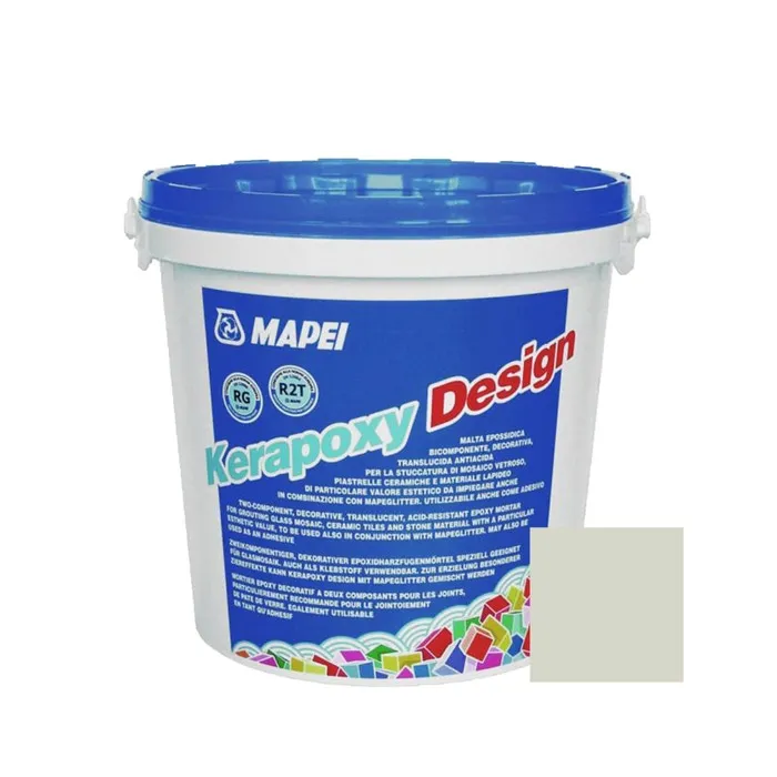 Chit de rosturi gresie si faianta epoxidic Mapei Kerapoxy Design, 700 incolor, interior / exterior, 3 kg