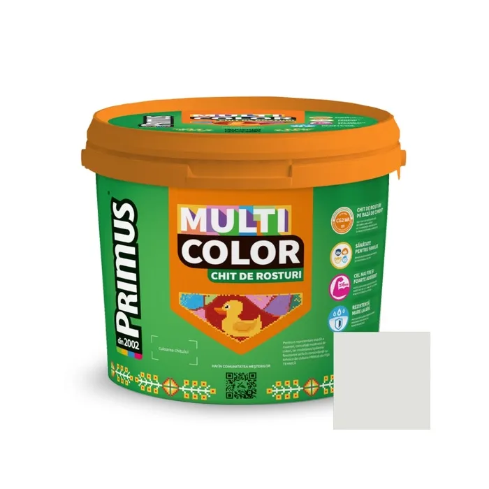 Chit de rosturi gresie si faianta Primus Multicolor, B01 blanc de blanc, interior / exterior, 5 kg