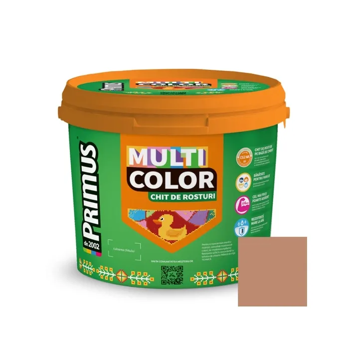 Chit de rosturi gresie si faianta Primus Multicolor, B09 cashmere rose, interior / exterior, 5 kg