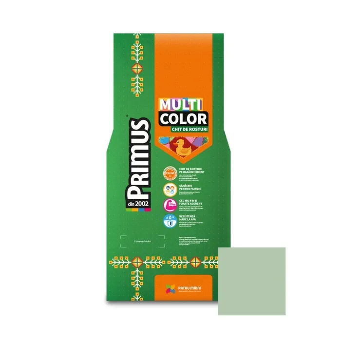 Chit de rosturi gresie si faianta Primus Multicolor, B18 paradise green, interior / exterior, 2 kg
