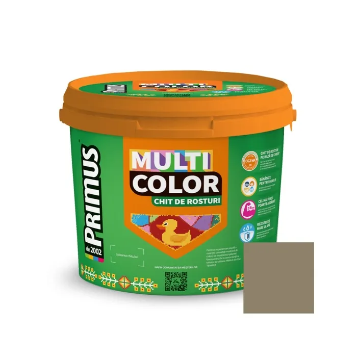 Chit de rosturi gresie si faianta Primus Multicolor, B51 cool grey, interior / exterior, 5 kg