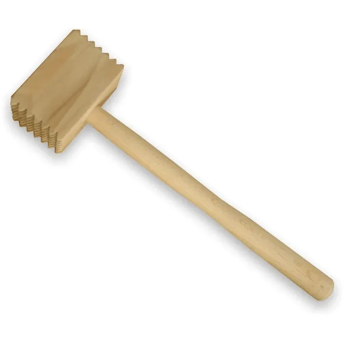 Ciocan patrat, pentru snitel, lemn, 6012, 28 x 6.5 cm