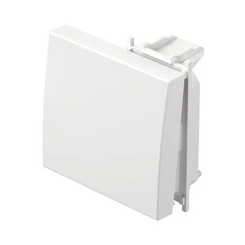 Clapeta 2 module, alb, montare aparenta, set