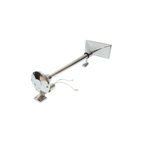 Claxon auto 1 trompeta 640 mm 12V 24V pentru compresor aer — imaginea 2
