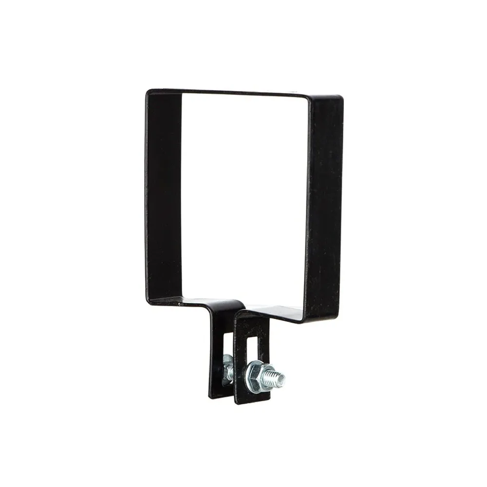 Clema capat, metal, 5 x 5 cm, negru