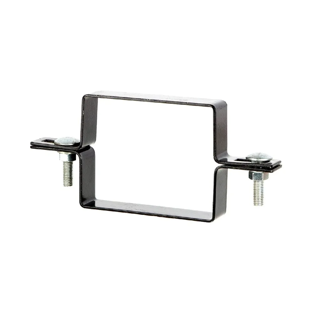 Clema centru, metal, 5 x 5 cm, negru