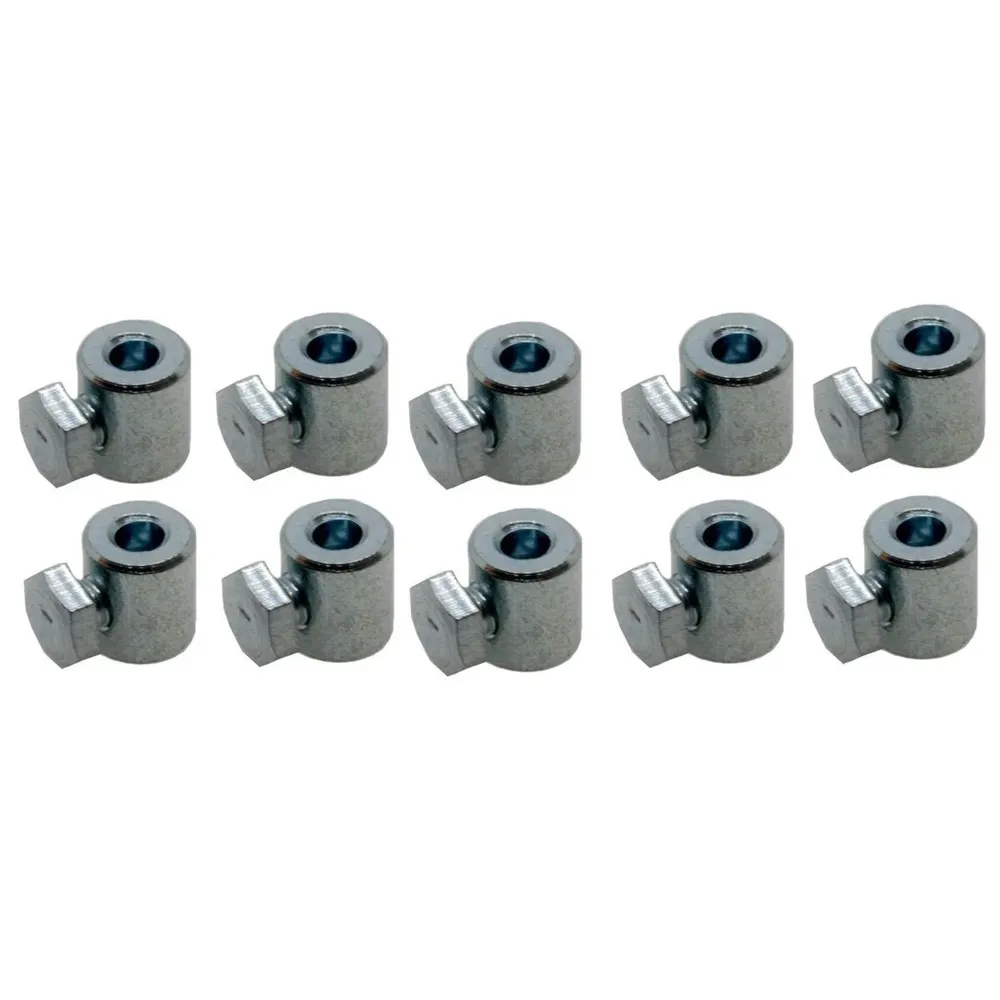 Clema cu surub lateral, pentru cablu otel 0 - 3 mm, Cablero, 10 bucati