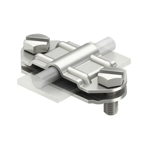 Clema otel inoxidabil OBO Bettermann pentru imbinare conductor de impamantare Ø8-10 mm & platbanda max. 40mm