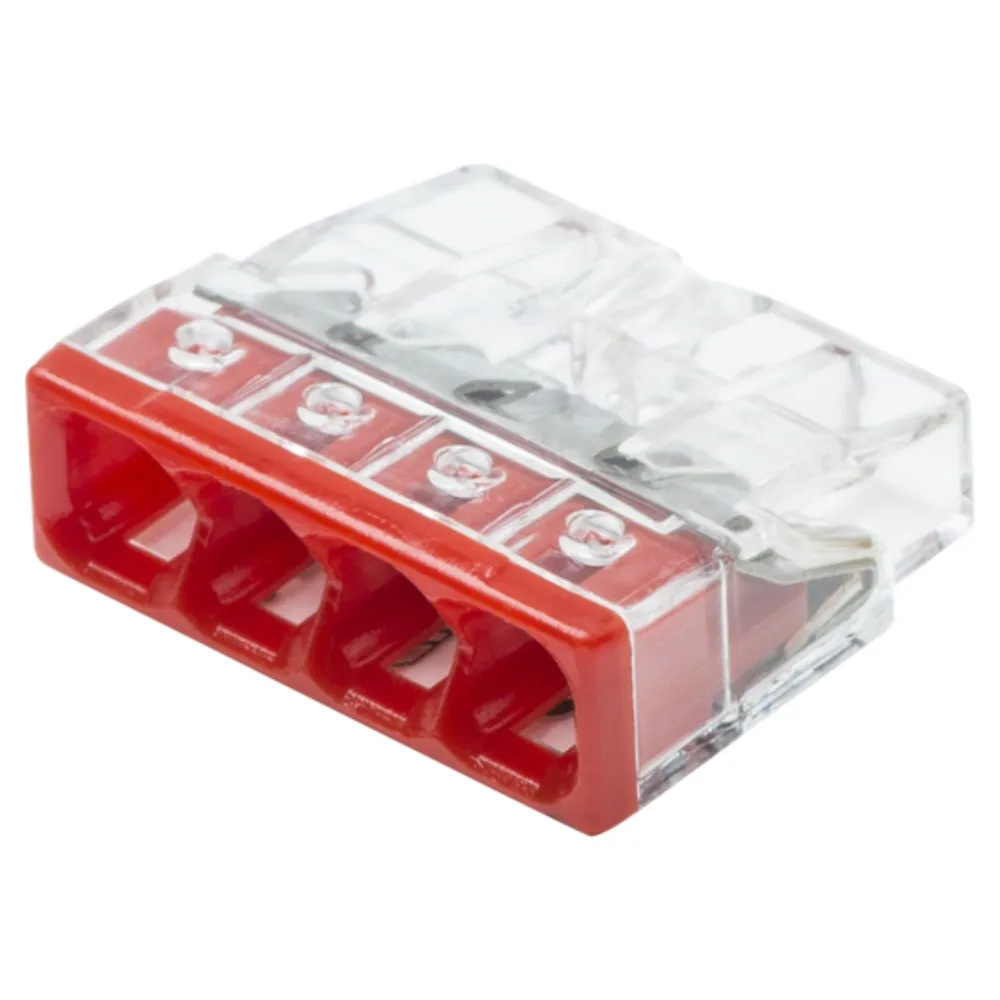 Clema pentru fire Wago, 4 x 2.5 mm², Set 20 buc