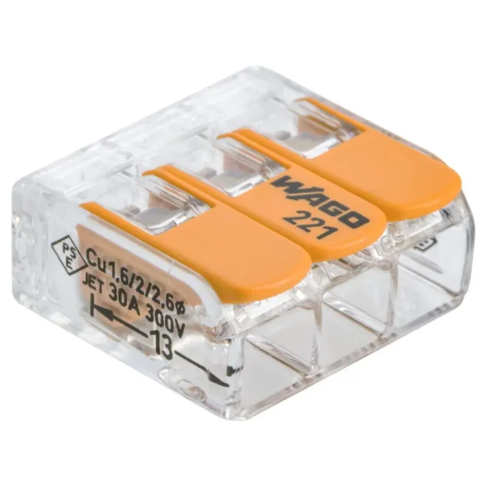 Clema pentru fire WAGO, Iesire tip parghie, 0.5-6 mm², Set 4 buc