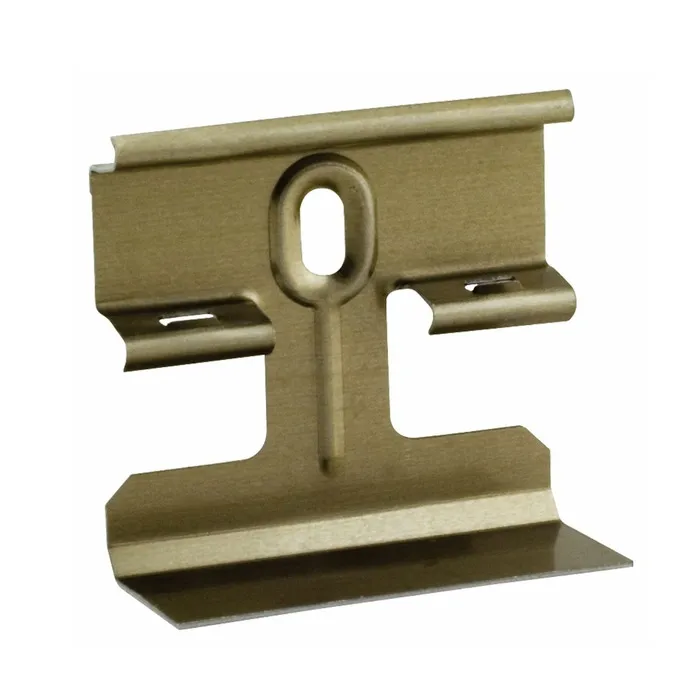 Clema pentru plinta furniruita Barlinek, metal, maro, set 50 buc