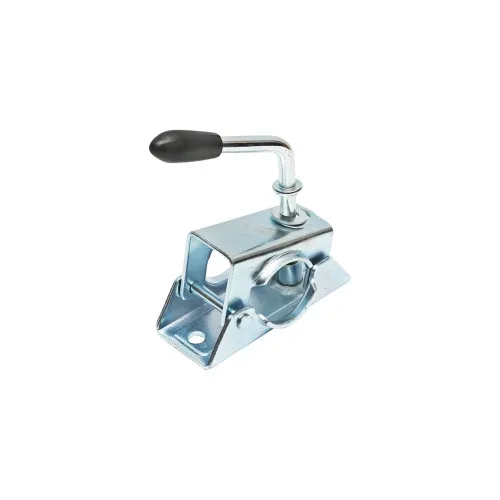 Clema suport roata de sprijin remorca tija exterioara 35 mm — imaginea 2