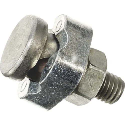 Clema zincata Dietzel pentru legaturi in cruce conductori de impamantare Ø10mm