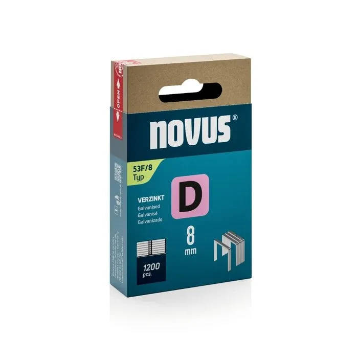 Cleme plate, Novus D 53F, 8 mm, set 1200 bucati