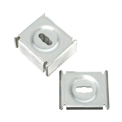 Cleme zincate Cablofil pentru imbinat jgheab metalic pentru cabluri 54x50 mm, pachet 10 bucati