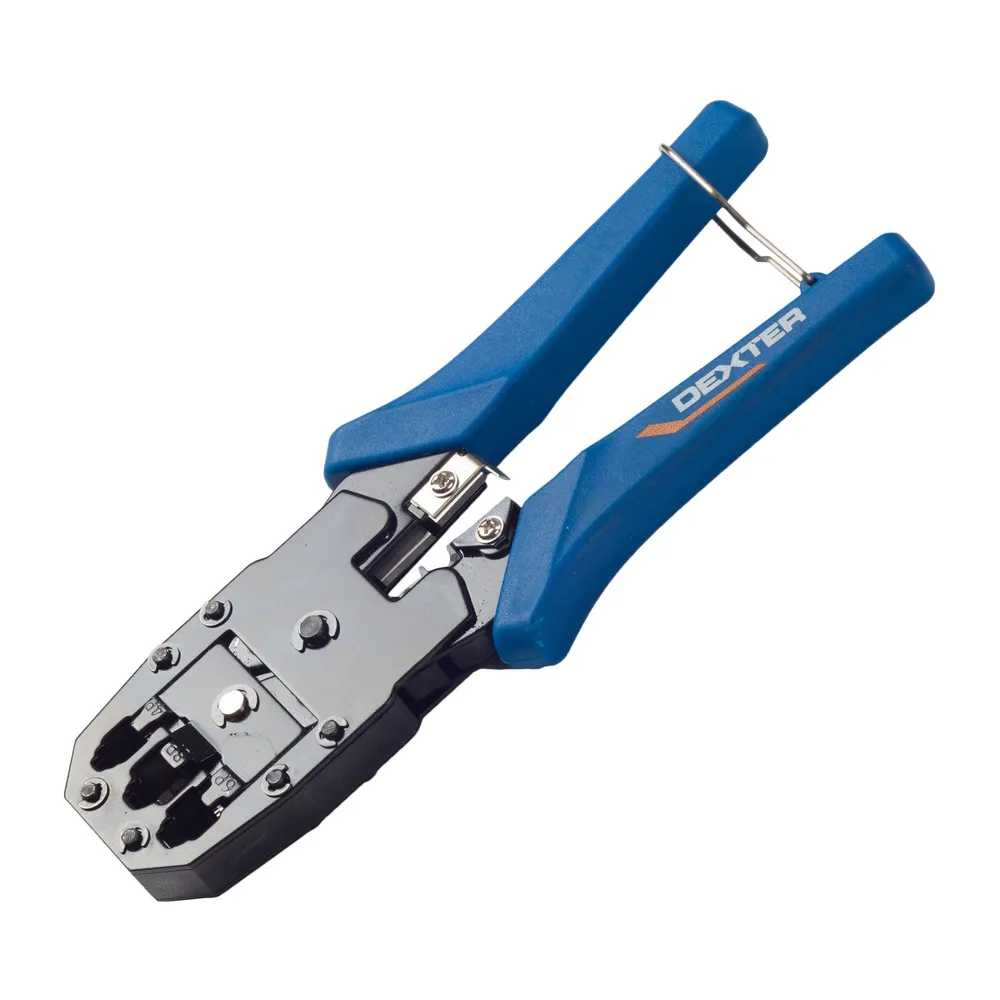 Cleste sertizat Dexter, izolat, 200 mm, maner plastic