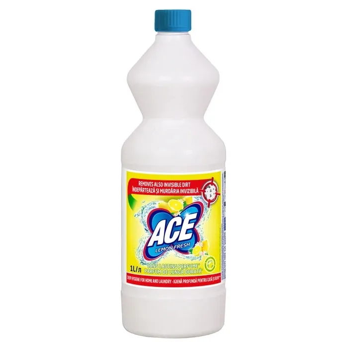 Clor inalbitor rufe, Ace Lemon Fresh, pentru casa si rufe, 1 L