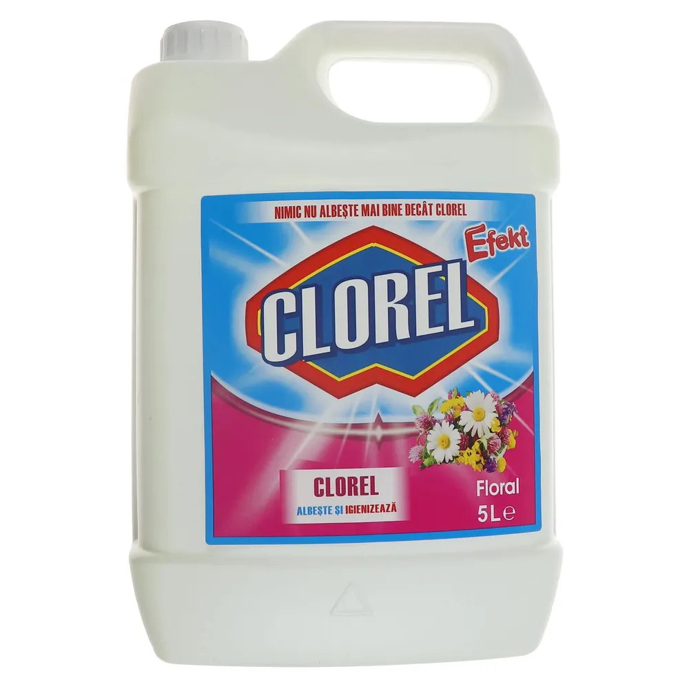 Clor inalbitor rufe, Clorel, parfum floral, 5 L