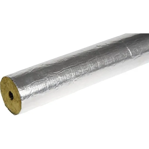 Cochilie din vata bazaltica caserata cu aluminiu ∅ 21 mm, grosime 30 mm, 1m