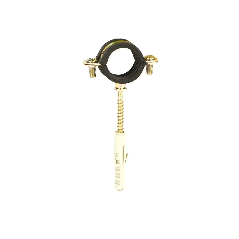 Colier cu diblu, metal, pentru teava cupru, Ø 28 mm