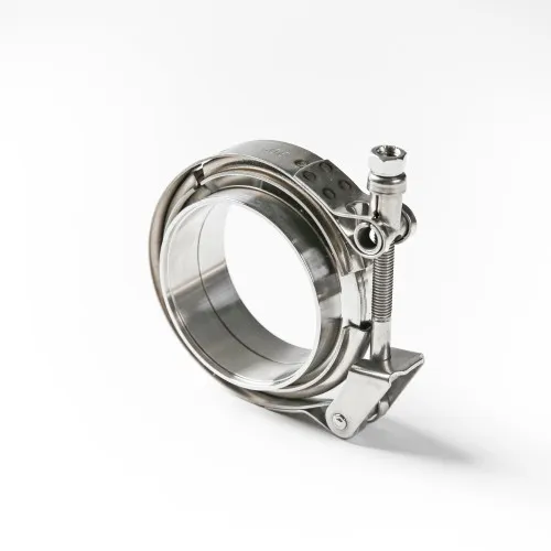 Colier evacuare tip V-Band cu flanse incluse 51 mm 2 inch inox prindere rapida