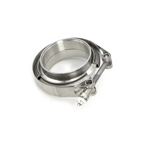 Colier evacuare tip V-Band cu flanse incluse 76 mm 3 inch inox prindere rapida — imaginea 3