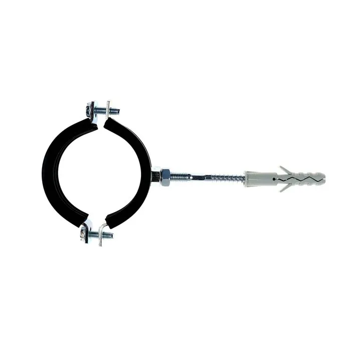 Colier metalic pentru tevi, cu garnitura de cauciuc, Friulsider, 2 inch + diblu nylon