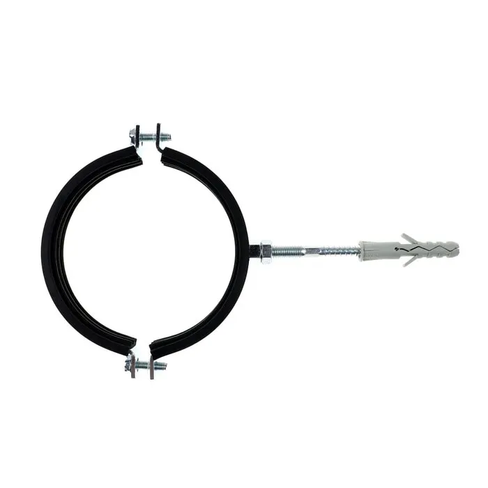 Colier metalic pentru tevi, cu garnitura de cauciuc, Friulsider, 3 - 1/2 inch + diblu nylon