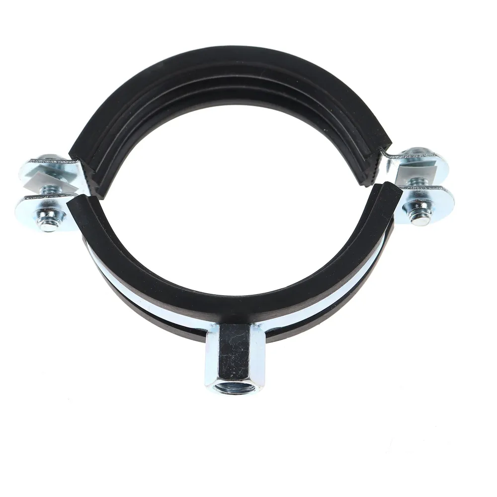 Colier metalic pentru tevi, cu garnitura de cauciuc, FRS 91488, 63 - 67 mm