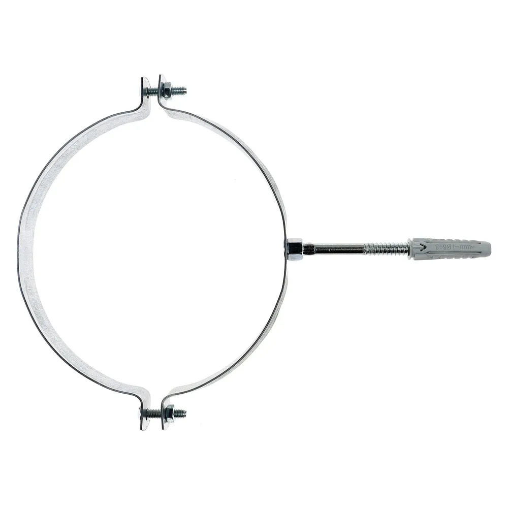 Colier metalic pentru tevi, Friulsider, 160 mm + diblu nylon, set 2 bucati
