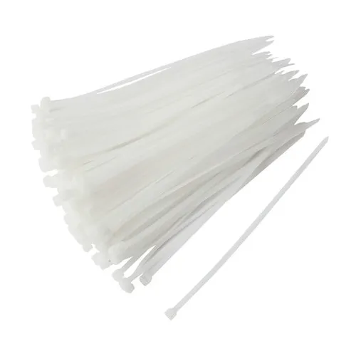 Colier plastic/soricei prindere Strohm 2, 5x100 mm, pachet 100 bucati, alb