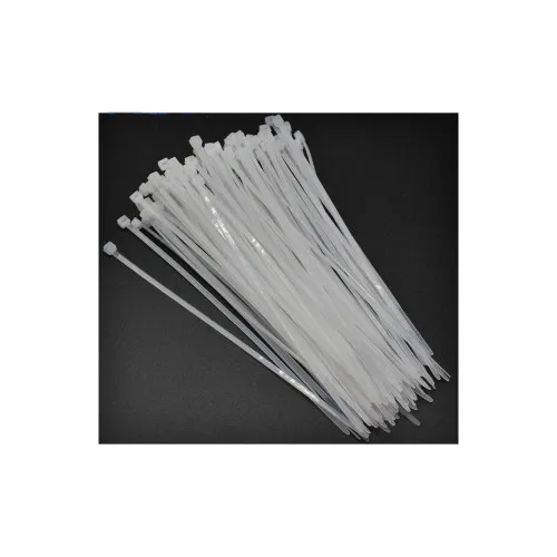 Coliere plastic 1.8 100 albe 100 bucati