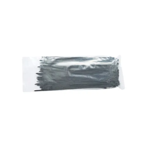 Coliere plastic negre 3.6x200 mm set 100 bucati — imaginea 2