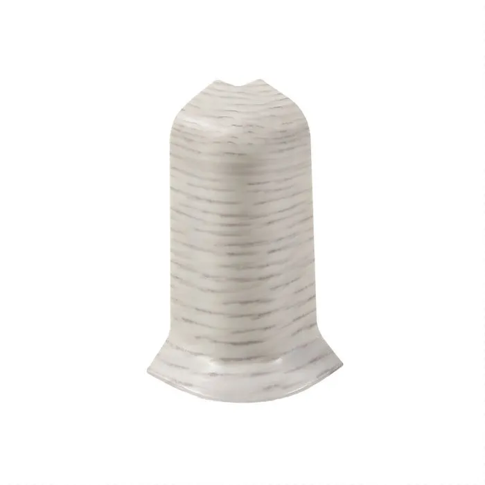 Colt exterior pentru plinta SET 10456-6009 gri alaska 52 x 60 mm 2 buc/set