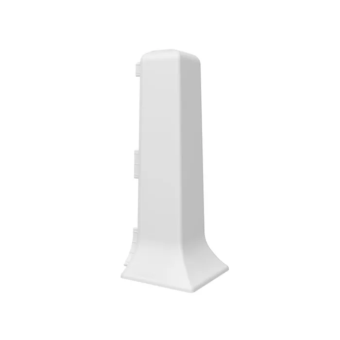 Colt exterior pentru plinta Vilo Linela 401, alb, 80 x 16 mm, 2 buc/set