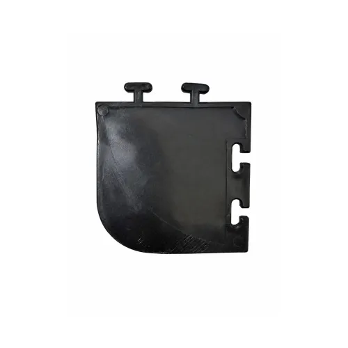 Colt pardoseala modulara PVC pentru garaj negru 100 x 100 x 6 mm