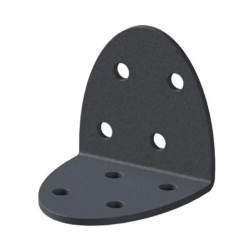 Coltar metalic Alberts 50x50x40x2 mm, otel zincat negru