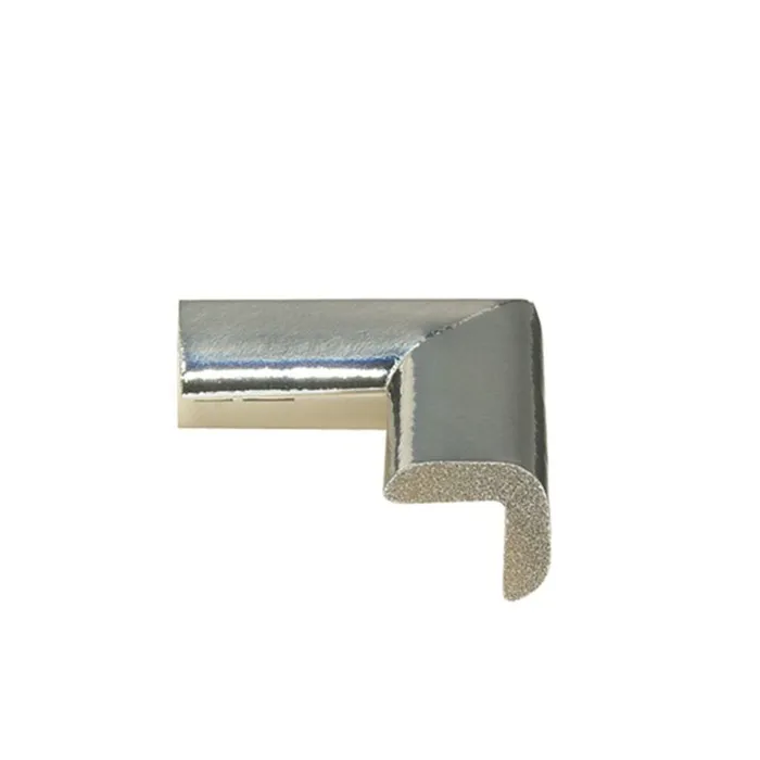Coltar protector din spuma de cauciuc AC-105, foarte subtire, argintiu metalizat, grosime 4 mm