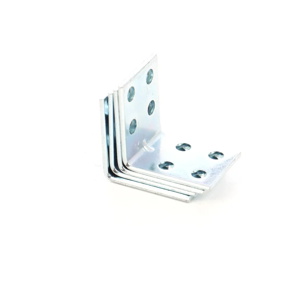 Coltar tip L, pentru mobila, din otel zincat, 25 x 25 x 25 mm, 4 bucati
