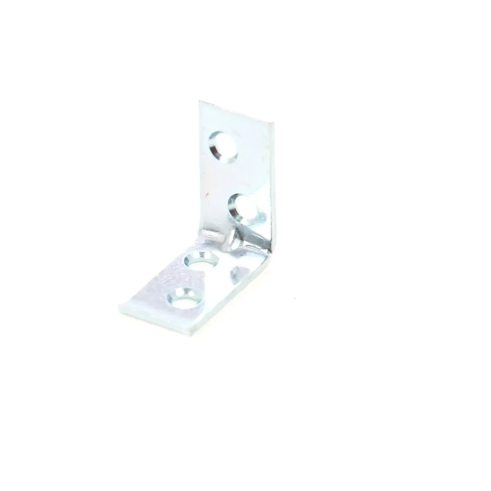 Coltar tip L, pentru mobila, din otel zincat, 40 x 40 x 16 mm, 4 bucati