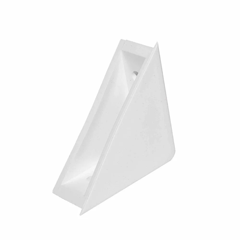 Coltare ranforsare, pentru plasa tantari usa, plastic, alb (set 4 buc) 10 cm