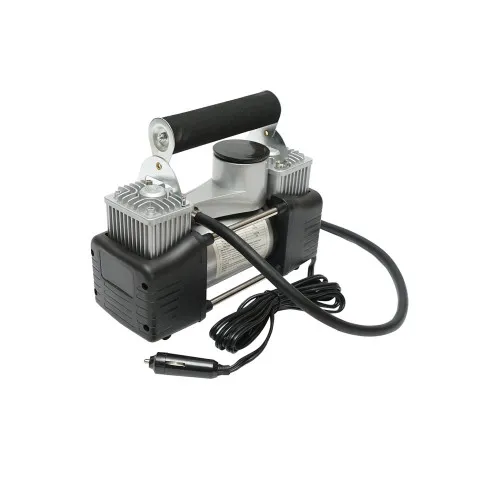 Compresor aer auto 12V 150 PSI 85 l min 2 cilindri cablu 3 m geanta transport — imaginea 3
