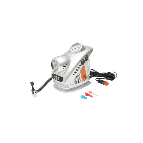 Compresor auto 12V 3 in 1 cu lanterna si lampa de lucru, presiune maxima 6.9 Bar. Hoteche