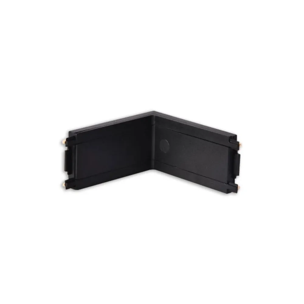 Conector IN colt Klausen Track Light KL182020, 90 de grade, pentru sina magnetica, 48 V DC, IP20, negru