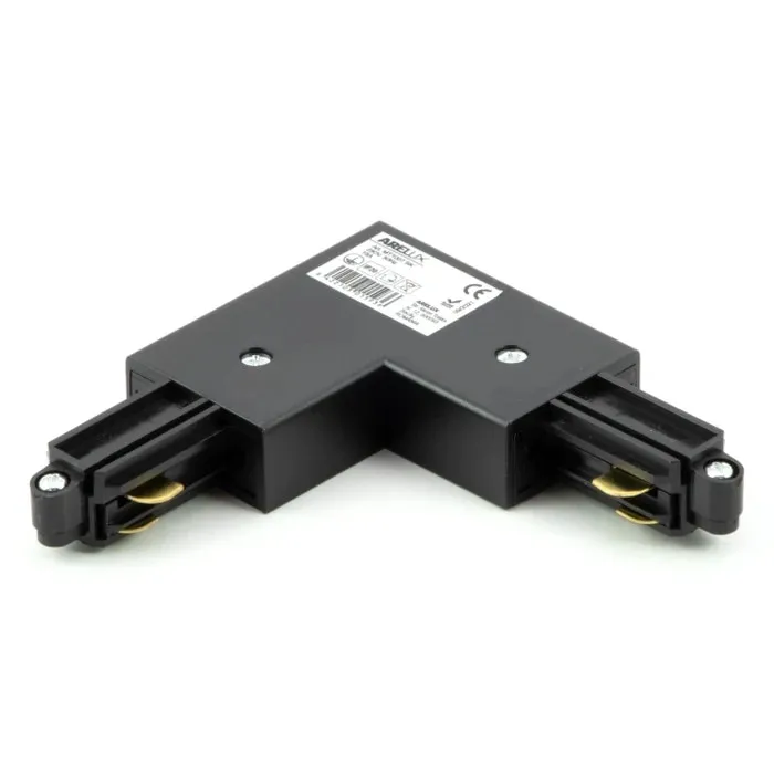 Conector in L Arelux MT1007, 250V, 16A, negru
