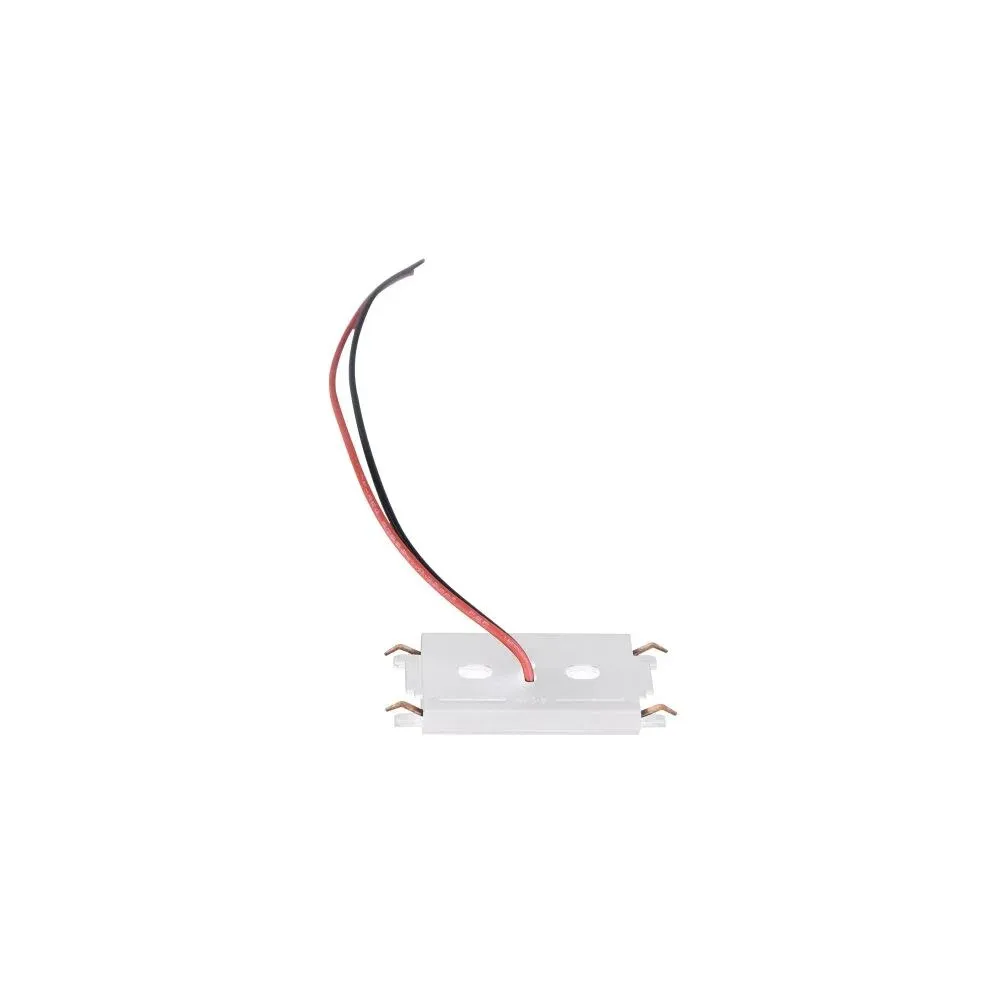 Conector incastrat pentru sina, alb