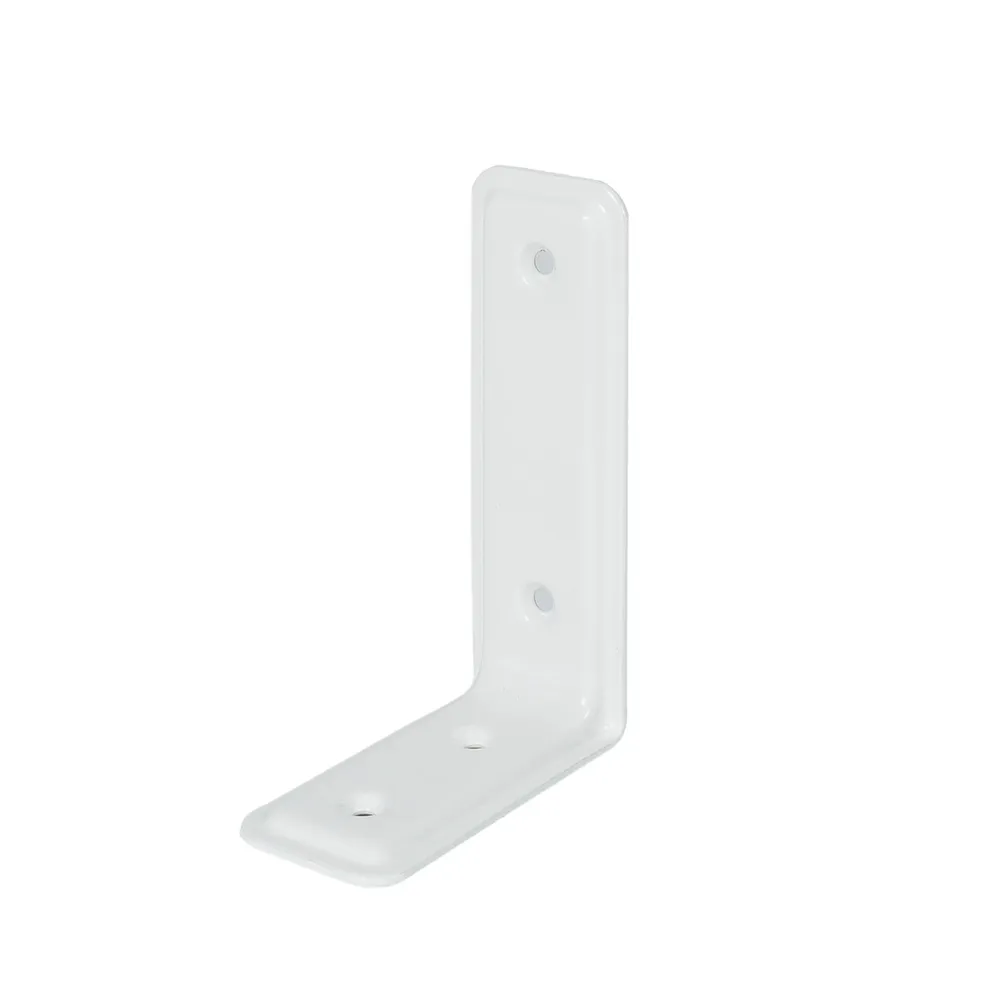 Consola 3 F, din tabla, alb, 115 x 80 x 40 mm