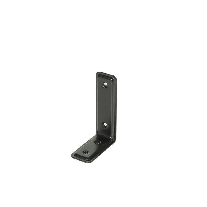 Consola 3 F, din tabla, neagra, 115 x 80 x 40 mm