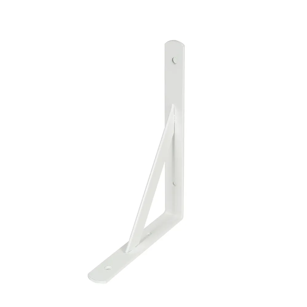 Consola punte, din otel, alb, 300 x 200 x 30 mm
